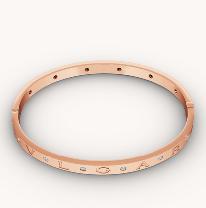[Kincade Jewelery]ZERO 1 PINK GOLD 12 DIAMONDS BRACELET