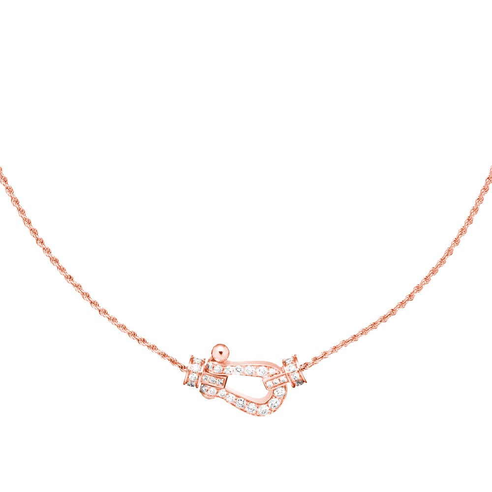 [Kincade Jewelery]FORCE 10 PINK GOLD DIAMOND NECKLACE