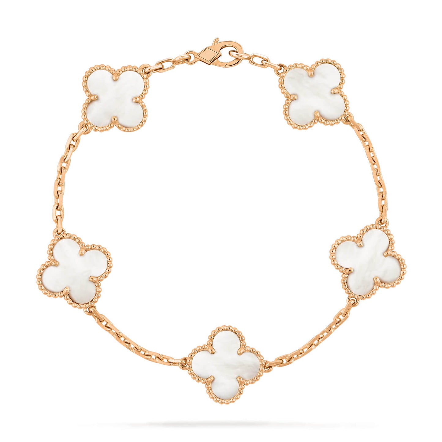 [Kincade Jewelery]Kincade  5 MOTIF WHITE MOP BRACELET