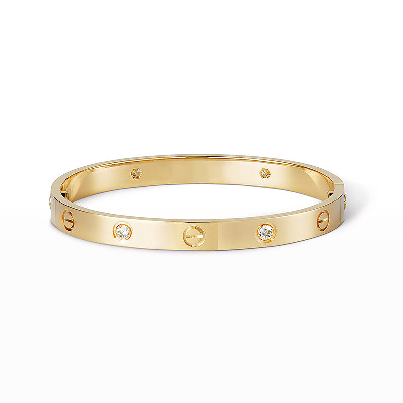 [Kincade Jewelery]LOVE BRACELET 6.1MM 4 DIAMONDS