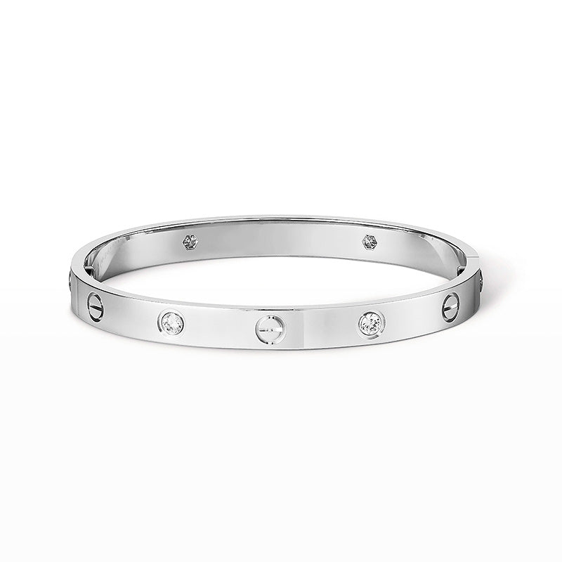 [Kincade Jewelery]LOVE BRACELET 6.1MM 4 DIAMONDS