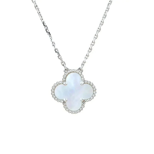 [Kincade Jewelery]Kincade  15MM WHITE MOTHER-OF-PEARL SILVER