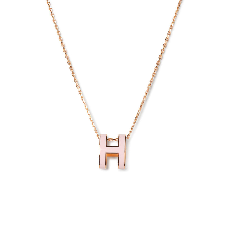[Kincade Jewelery]POP H PEDANT PINK GOLD