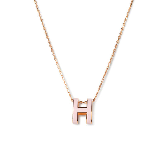 [Kincade Jewelery]POP H PEDANT PINK GOLD
