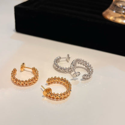 [Kincade Jewelery]CLASH SMALL HOOP EARRINGS