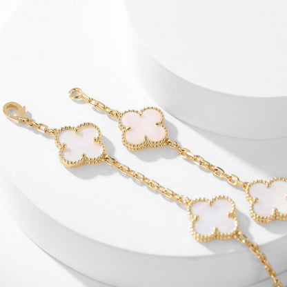 [Kincade Jewelery]KincadeS THE 10-MOTIFS WHITE MOTHER OF PEARL NECKLACE