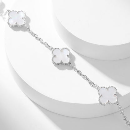 [Kincade Jewelery]KincadeS THE 10-MOTIFS WHITE MOTHER OF PEARL NECKLACE