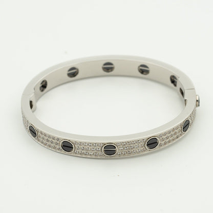 [Kincade Jewelery]LOVE BRACELET 6.1MM DIAMOND-PAVED CERAMIC