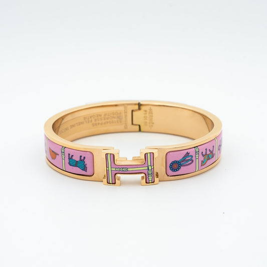 [Kincade Jewelery]H PINK GOLD BRACELET PINK CERAMIC