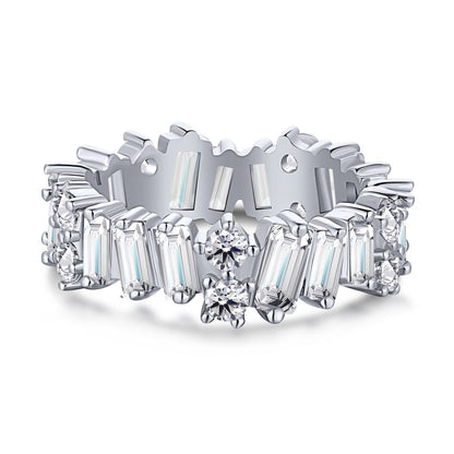 [Kincade Jewelery]Delicate Multi Shape Tennis Ring