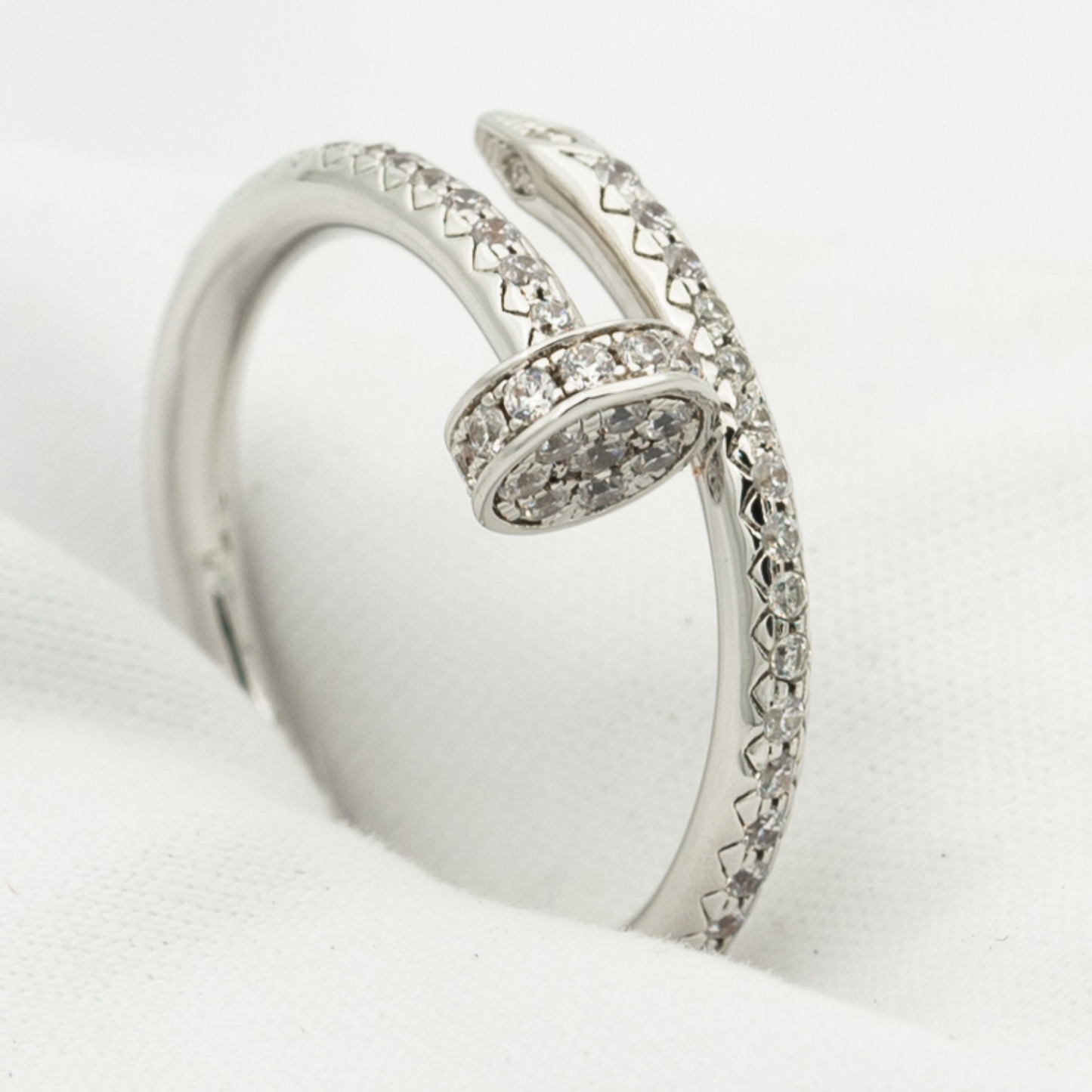 [Kincade Jewelery]JUSTE RING 1.8MM SILVER DIAMONDS