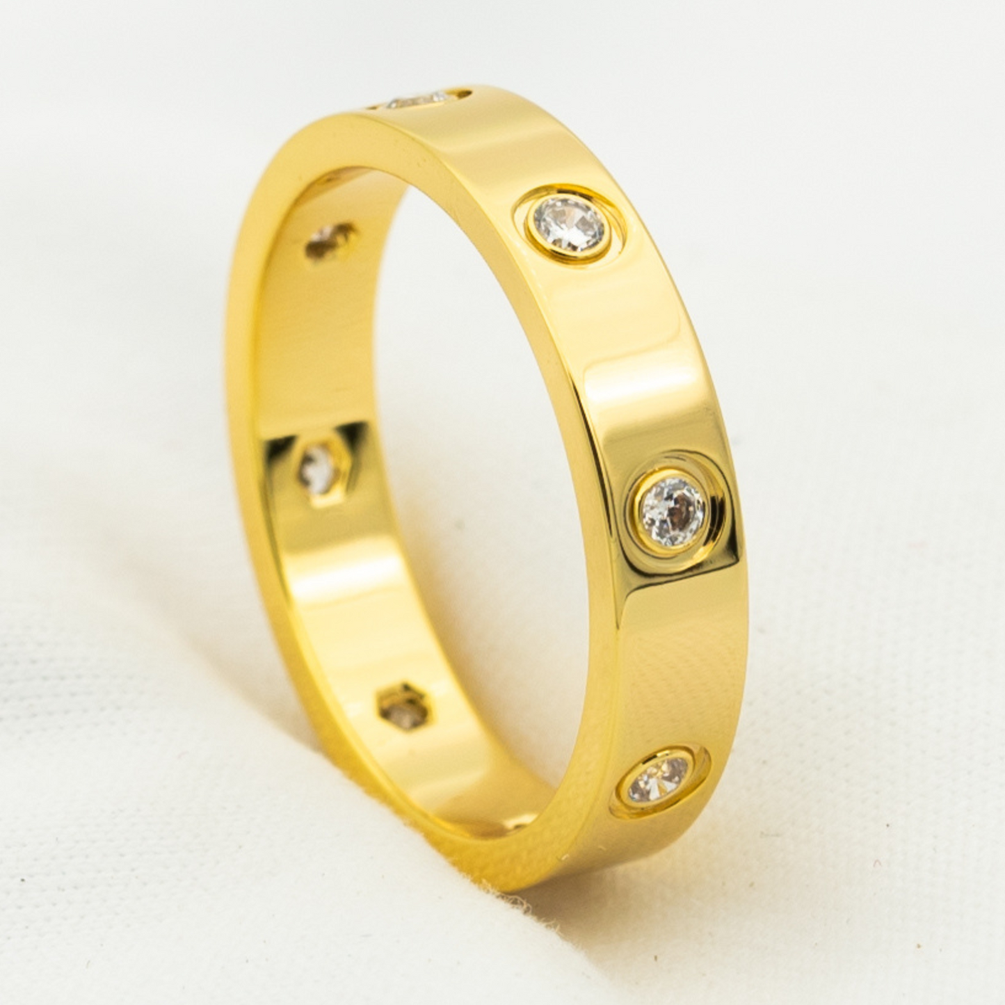 [Kincade Jewelery]LOVE RING 3.6MM 8 DIAMONDS