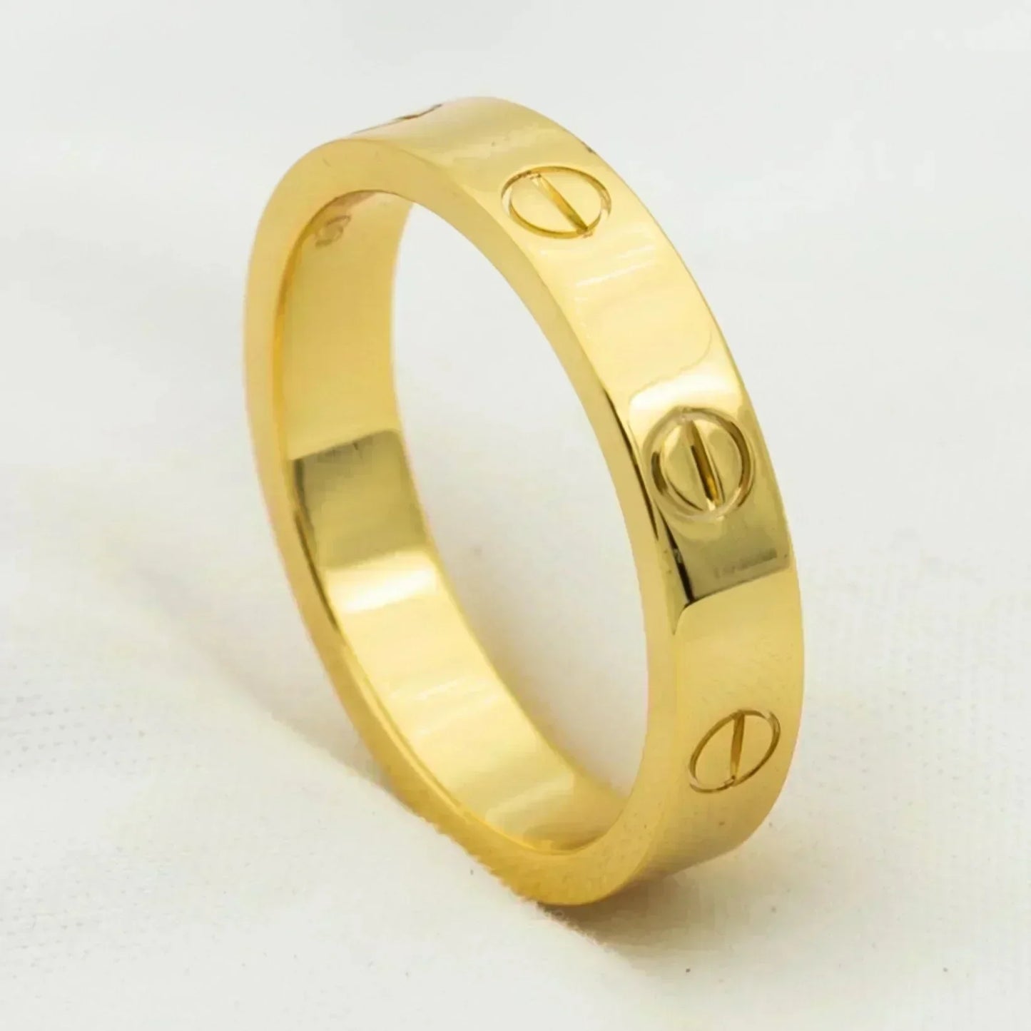 [Kincade Jewelery]LOVE RING 4MM 1 DIAMOND GOLD