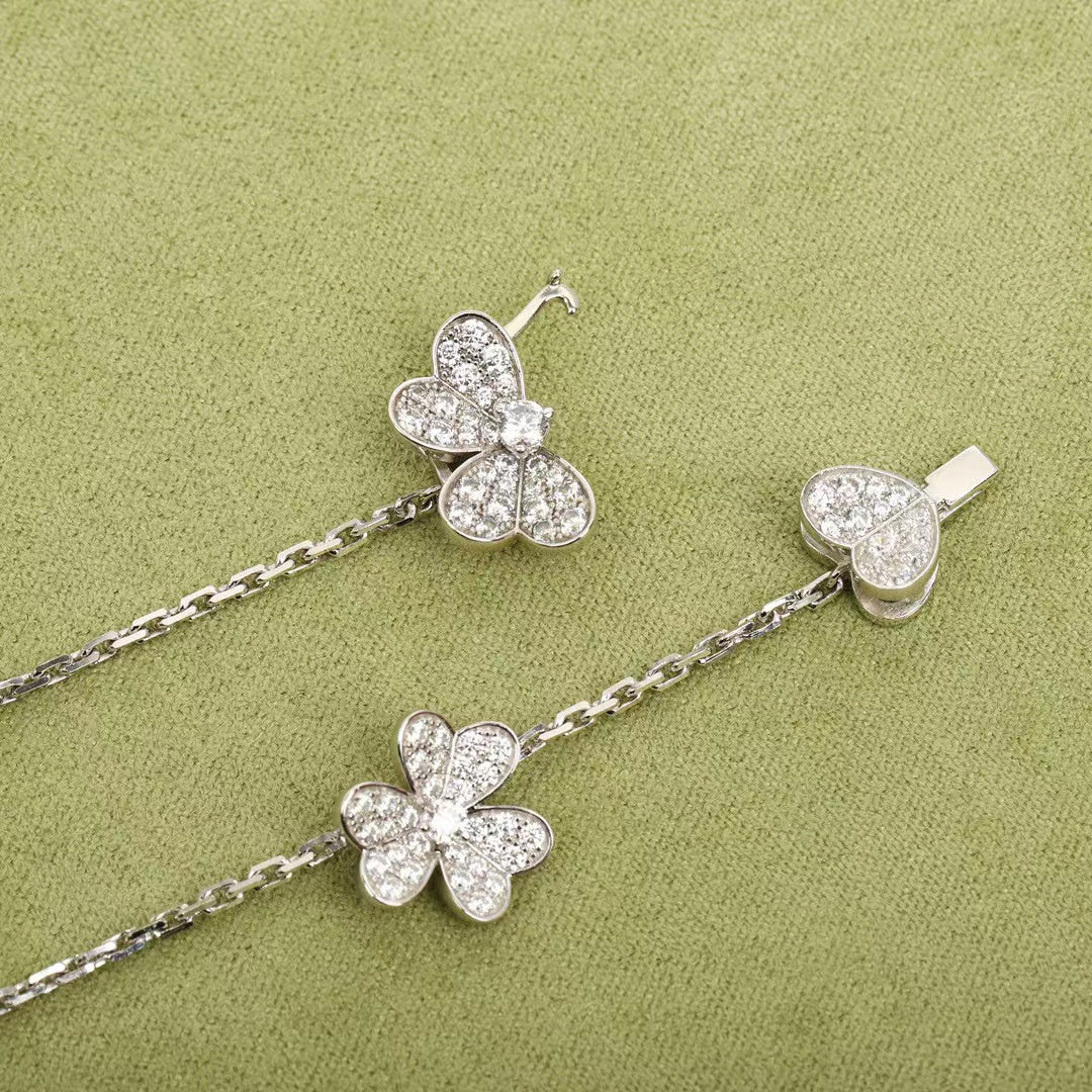 [Kincade Jewelery]FRIVOLE SILVER 9 FLOWERS NECKLACE