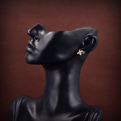 [Kincade Jewelery]JEUX DE GOLD DIAMOND EARRINGS