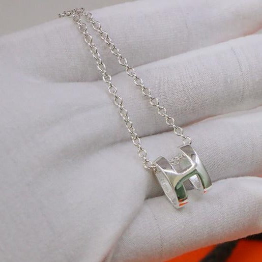 [Kincade Jewelery]HM NECKLACE H LETTER OVAL SERIES