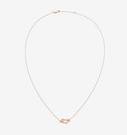 [Kincade Jewelery]FORCE 10 DIAMOND PINK GOLD NECKLACE MINI MODEL