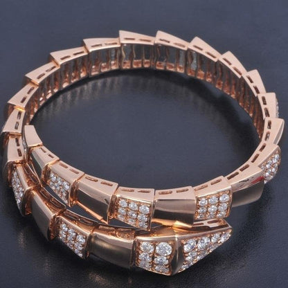 [Kincade Jewelery]SERPENTI BRACELET PINK GOLD DIAMOND