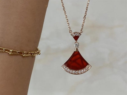 [Kincade Jewelery]DREAM NECKLACE CARNELIAN DIAMOND