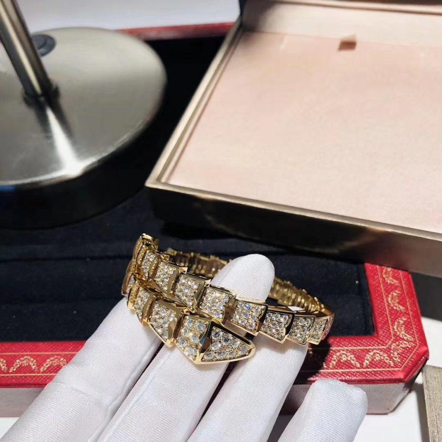 [Kincade Jewelery]SERPENTI BRACELET 8MM GOLD DIAMOND