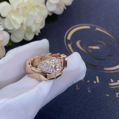 [Kincade Jewelery]SERPENTI RING PINK GOLD DIAMOND