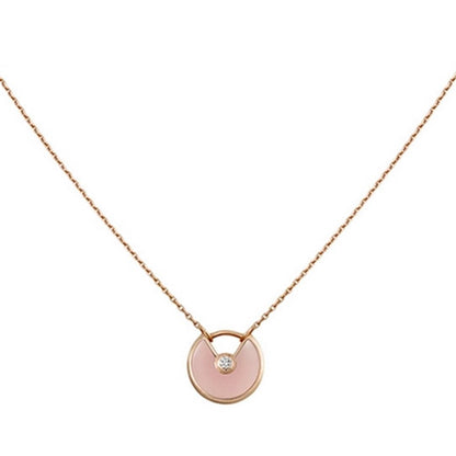 [Kincade Jewelery]AMULETTE ROSE GOLD PINK MOP NECKLACE