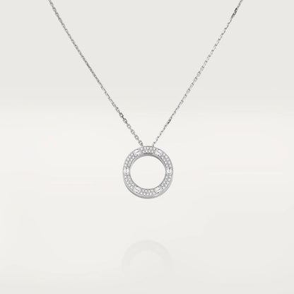 [Kincade Jewelery]LOVE NECKLACE ADJUSTABLE SILVER