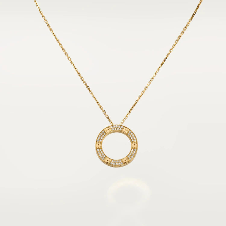 [Kincade Jewelery]LOVE NECKLACE ADJUSTABLE ROSE GOLD
