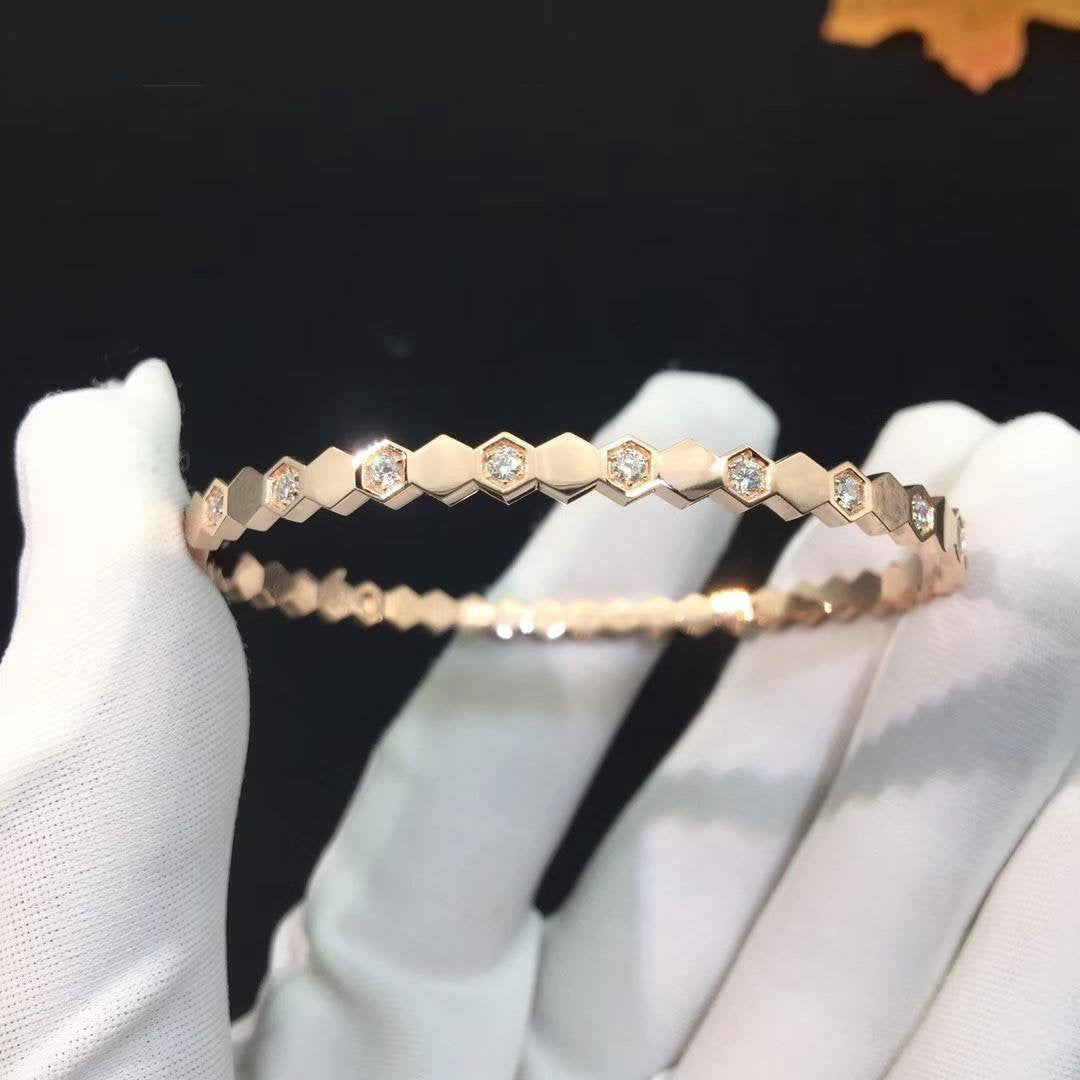 [Kincade Jewelery]BEE LOVE SILVER DIAMOND BRACELET