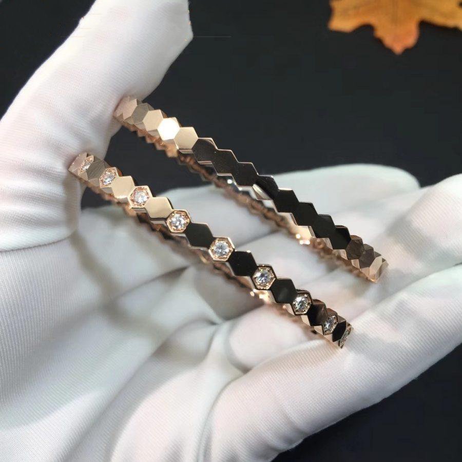 [Kincade Jewelery]BEE LOVE PINK GOLD DIAMOND BRACELET