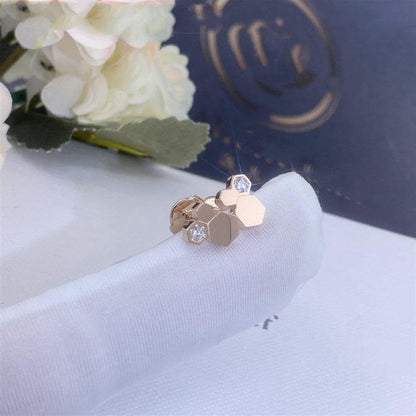[Kincade Jewelery]BEE LOVE PINK GOLD DIAMOND EARRINGS