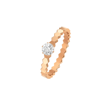 [Kincade Jewelery]BEE LOVE RING PINK GOLD 1 DIAMOND