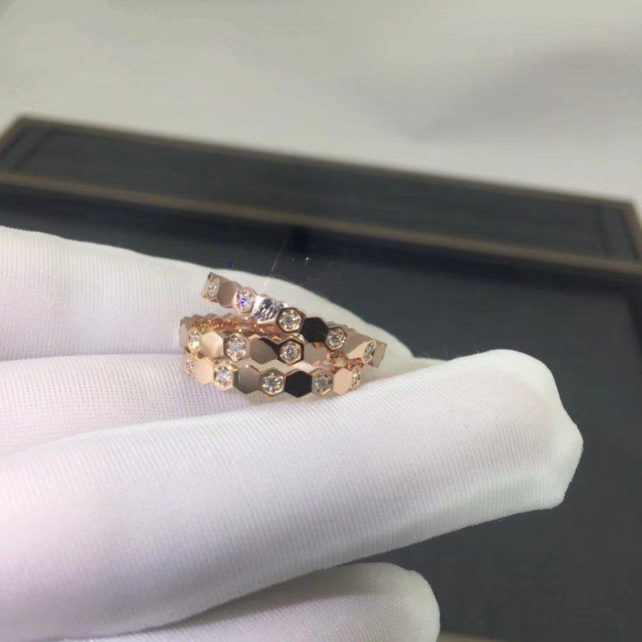 [Kincade Jewelery]BEE LOVE RING PINK GOLD DIAMOND