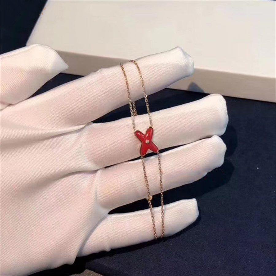 [Kincade Jewelery]JEUX BRACELET CARNELIAN PINK GOLD 1 DIAMOND