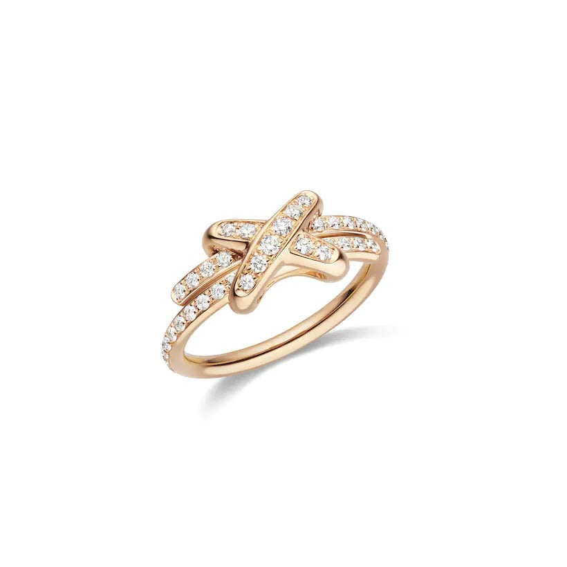 [Kincade Jewelery]JEUX DE RING PINK GOLD DIAMOND