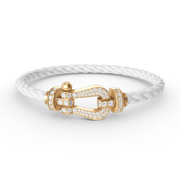 [Kincade Jewelery]FORCE LARGE HORSESHOE FULL DIAMOND BRACELET GOLD