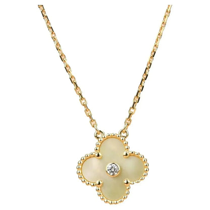 [Kincade Jewelery]Kincade 15MM DIAMOND GOLD MOTHER OF PEARL NECKLACE