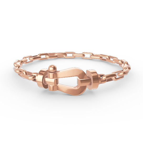 [Kincade Jewelery]FORCE LARGE HORSESHOE CLASP  METAL BRACELET