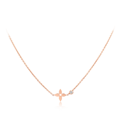 [Kincade Jewelery]BLOSSOM PENDANT PINK GOLD AND DIAMOND