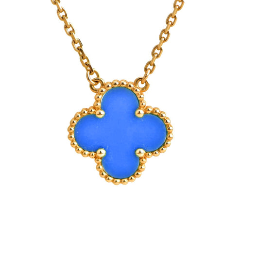 [Kincade Jewelery]Kincade 15MM BLUE AGATE NECKLACE