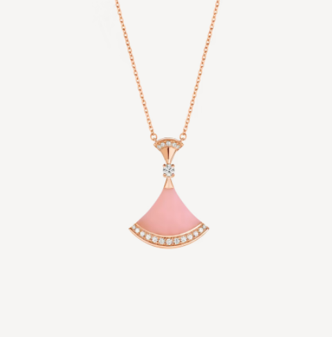 [Kincade Jewelery]DREAM NECKLACE PINK OPAL