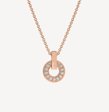 [Kincade Jewelery]GARI NECKLACE PINK GOLD DIAMOND