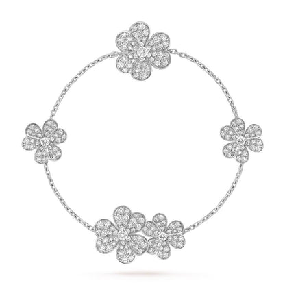 [Kincade Jewelery]FRIVOLE SILVER 5 FLOWERS BRACELET