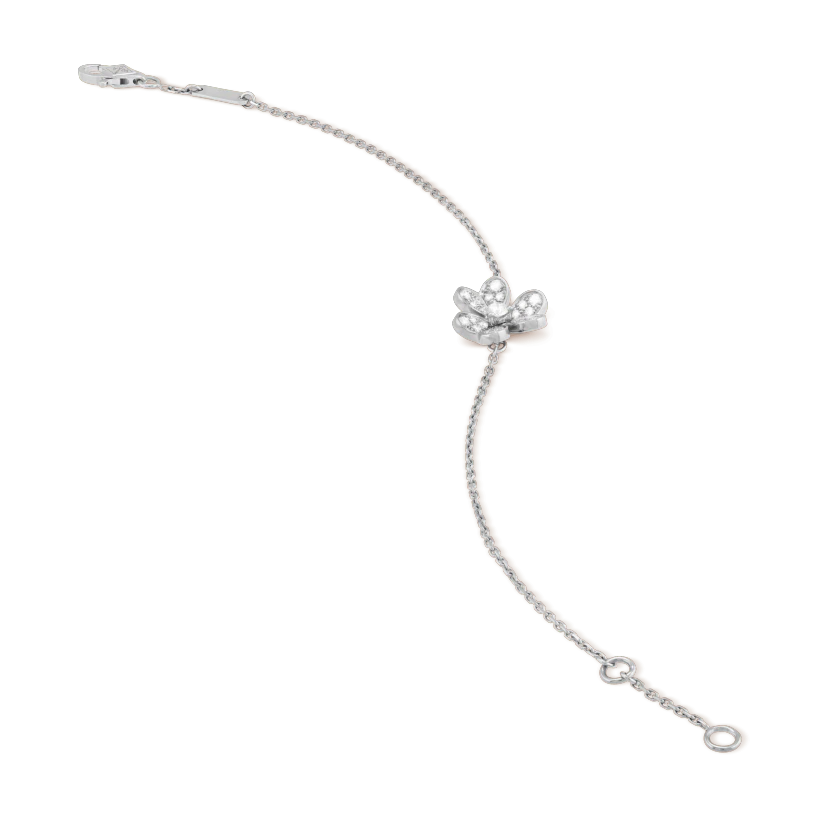 [Kincade Jewelery]FRIVOLE SILVER FLOWER DIAMOND BRACELET