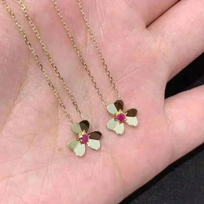 [Kincade Jewelery]FRIVOLE GOLD FLOWER NECKLACE