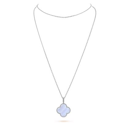 [Kincade Jewelery]Kincade SILVER CHALCEDONY BIG Kincade NECKLACE