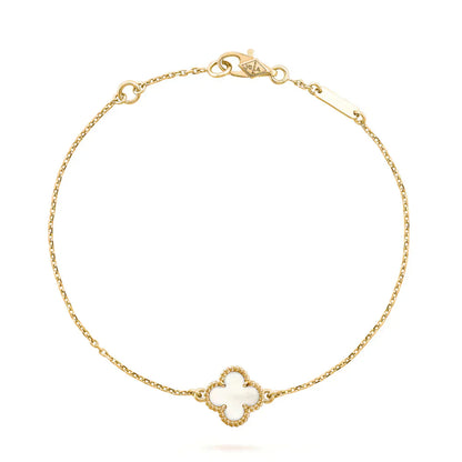 [Kincade Jewelery]Kincade WHITE MOP SINGLE FLOWER BRACELET