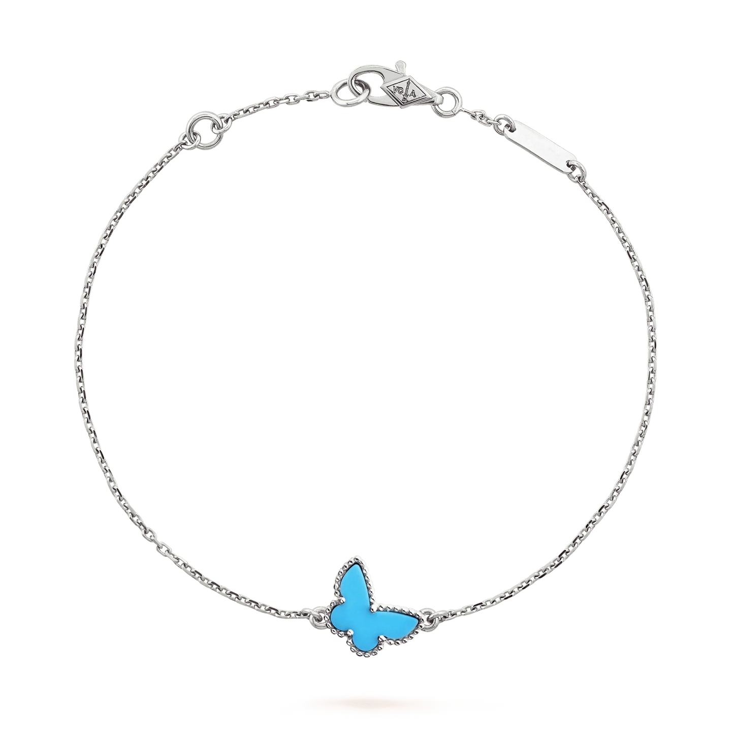 [Kincade Jewelery]BUTTERFLY TURQUOISE BUTTERFLY BRACELET SILVER