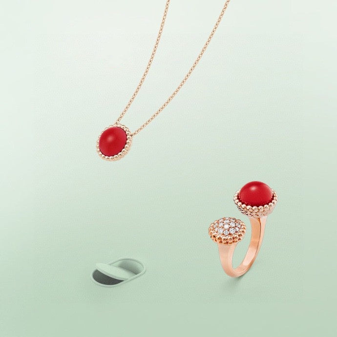 [Kincade Jewelery]PERLEE COULEURS DIAMOND ROSE GOLD BETWEEN THE FINGER RING